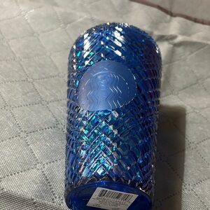 Starbucks Bejeweled blue tumbler